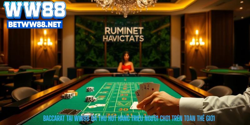 Baccarat tại ww88 đã thu hút hàng triệu người chơi trên toàn thế giới