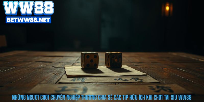 Những người chơi chuyên nghiệp thường chia sẻ các tip hữu ích khi chơi Tài Xỉu WW88