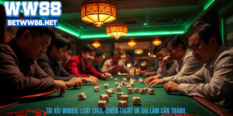 Tài Xỉu WW88: Luật Chơi, Chiến Thuật Và Sai Lầm Cần Tránh.